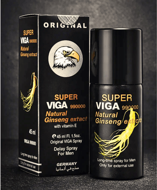 Super Viga 990000 Delay Spray - Ginseng with Vitamin E. Limited Stock.