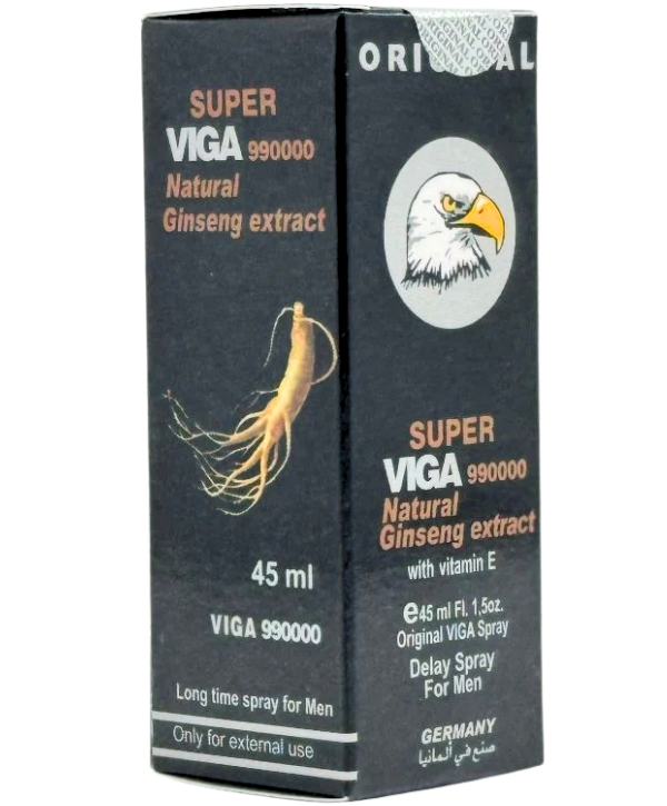 Super Viga 990000 Delay Spray - Ginseng with Vitamin E. Limited Stock.